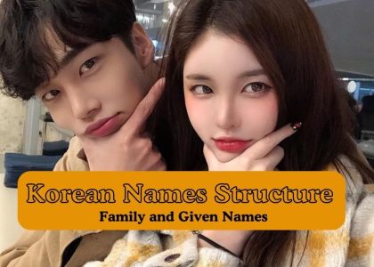 Korean Names Structured