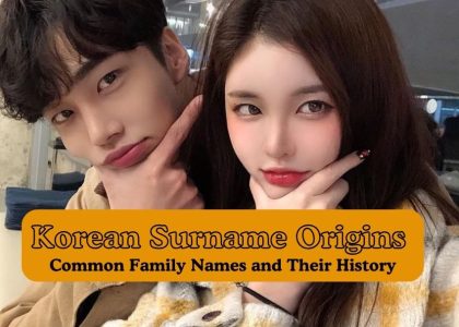 Korean Surnames Origin