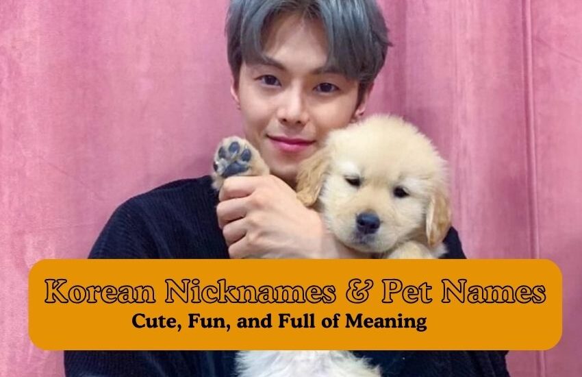 Korean Nicknames and Pet Names